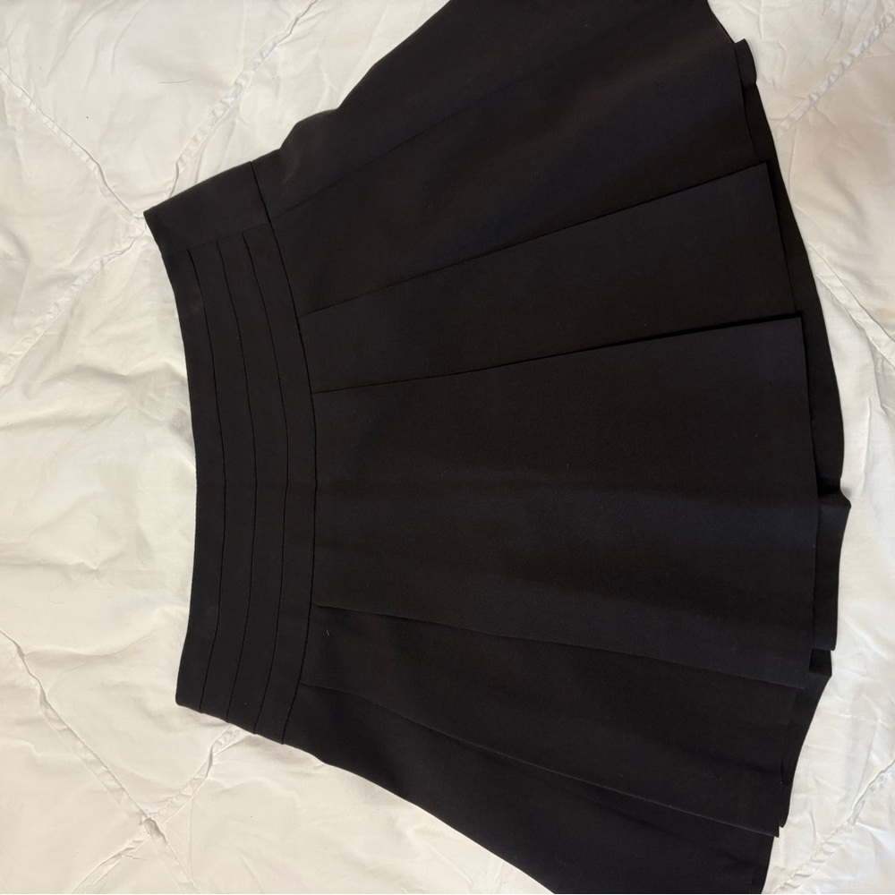 Black Pleated Skirt